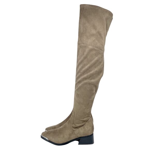 Marc Fisher LTD. Women's Yuna Block Heel Boots Suede Brown Size 6 M - Picture 5 of 12